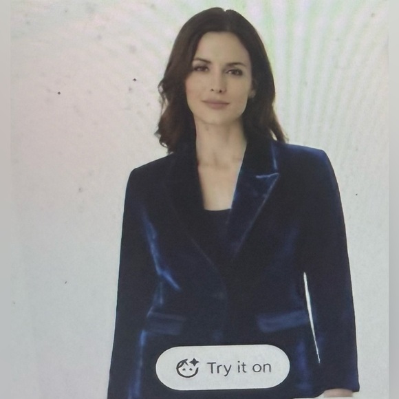 Fate Jackets & Blazers - Fate, Women’s Navy Velvet Blazer Jacket size large